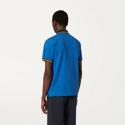 Polo Vince K•WAY Uomo K7121LW 063 Royal Blue