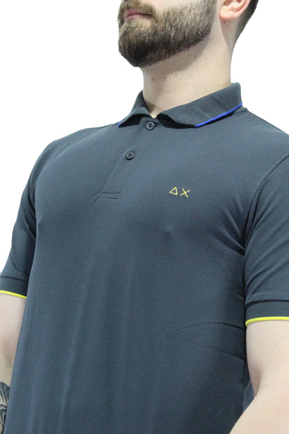 Polo SUN68 Uomo A33111 Inchiostro
