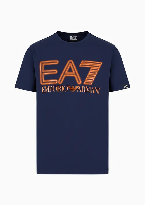 T-shirt Logo Series in cotone stretch EA7 Emporio Armani  3DPT37PJMUZ
