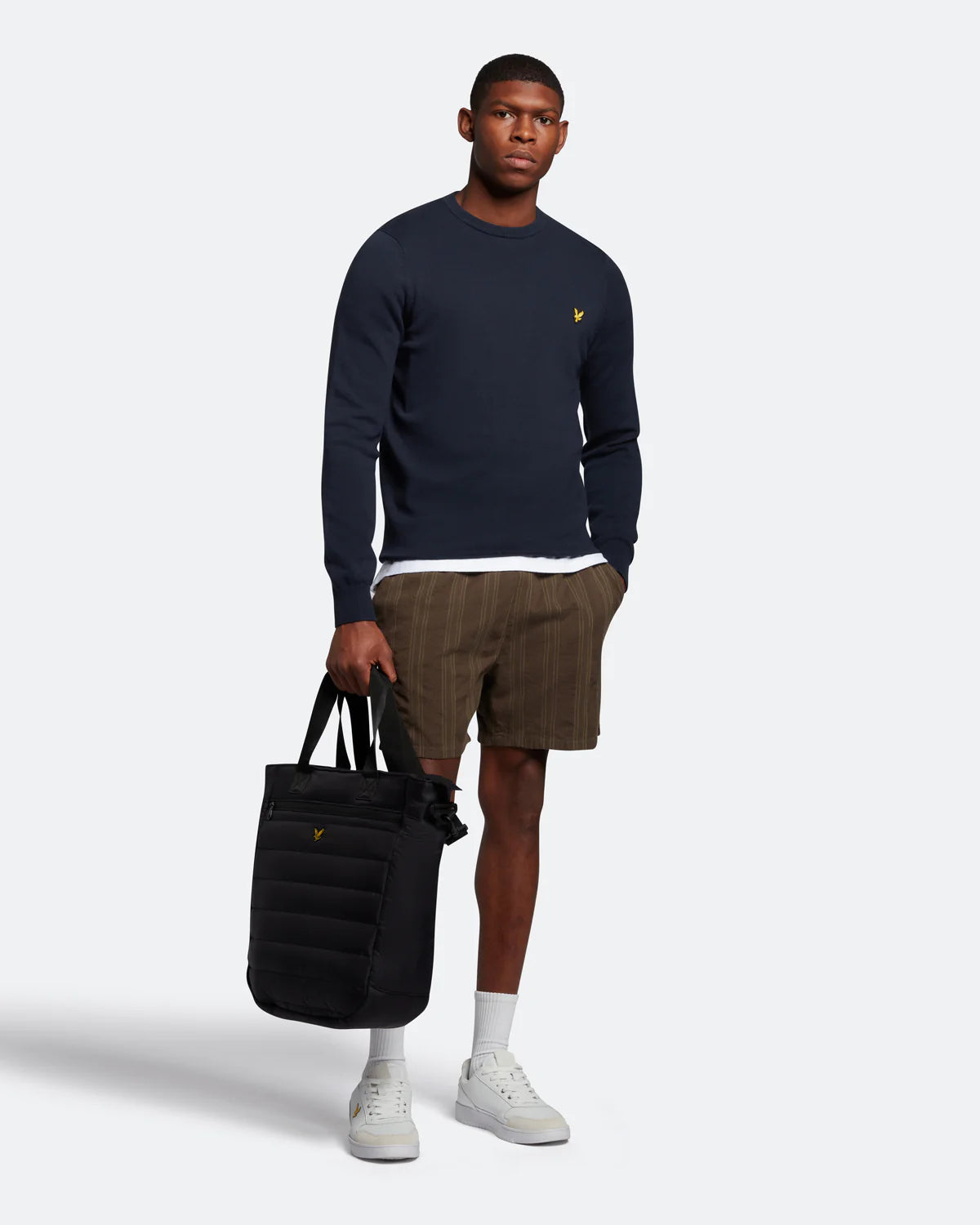 Cotton Crew Neck Jumper Lyle&Scott KN821V - Vella Group