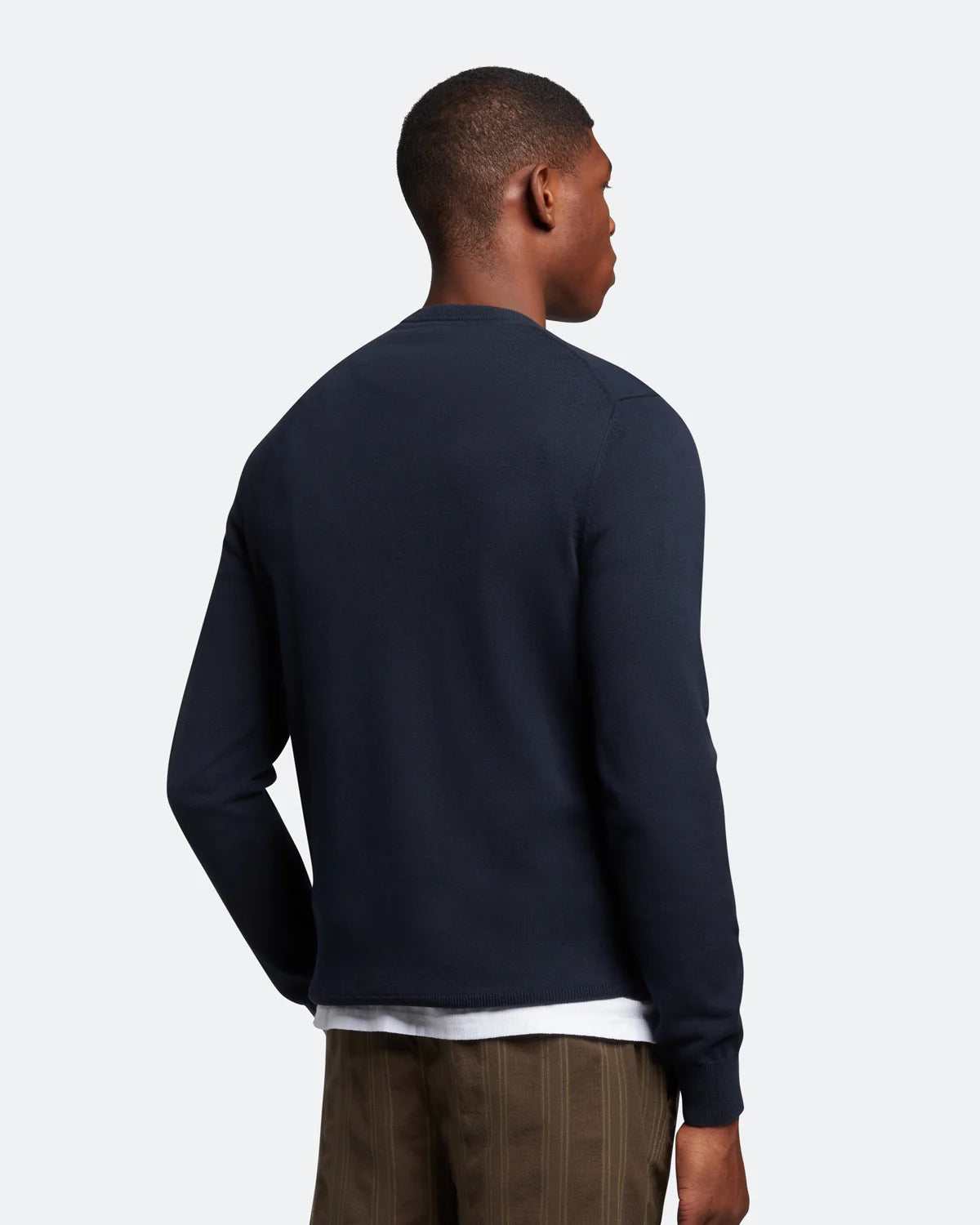 Cotton Crew Neck Jumper Lyle&Scott KN821V - Vella Group