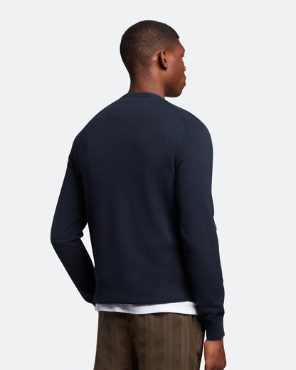 Cotton Crew Neck Jumper Lyle&Scott KN821V - Vella Group