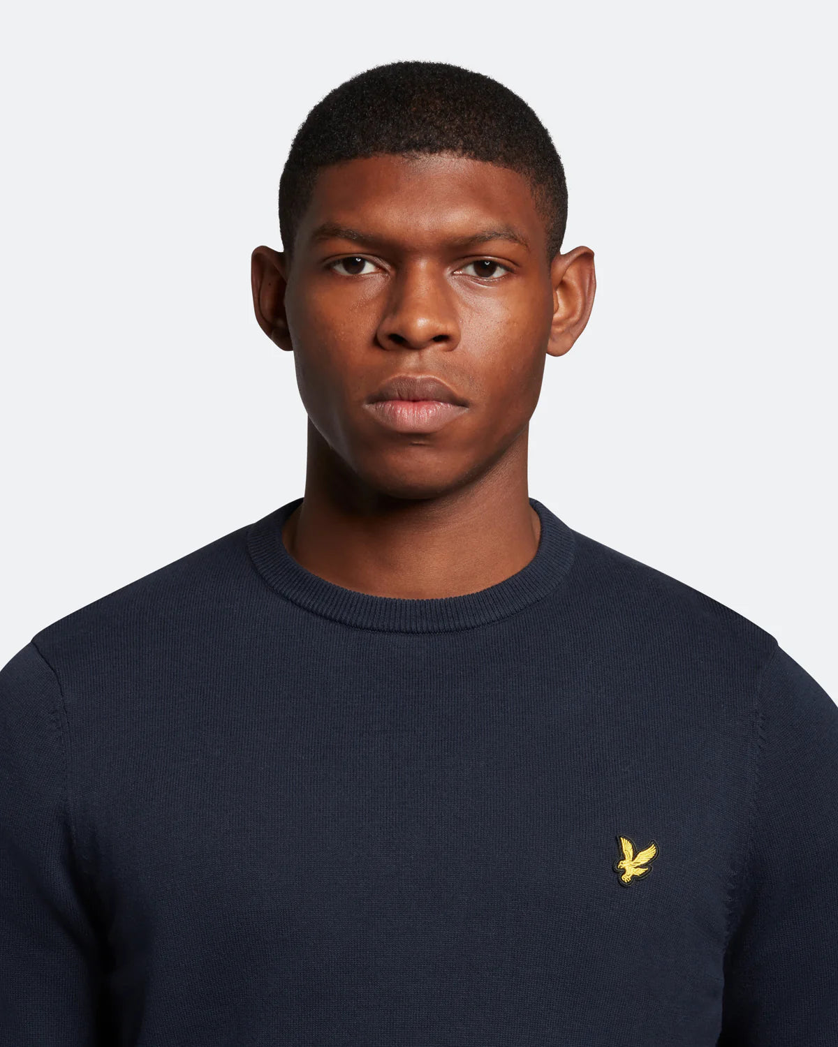 Cotton Crew Neck Jumper Lyle&Scott KN821V - Vella Group