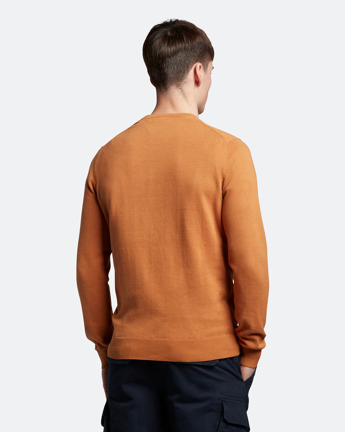 Cotton Crew Neck Jumper Lyle&Scott KN821V - Vella Group
