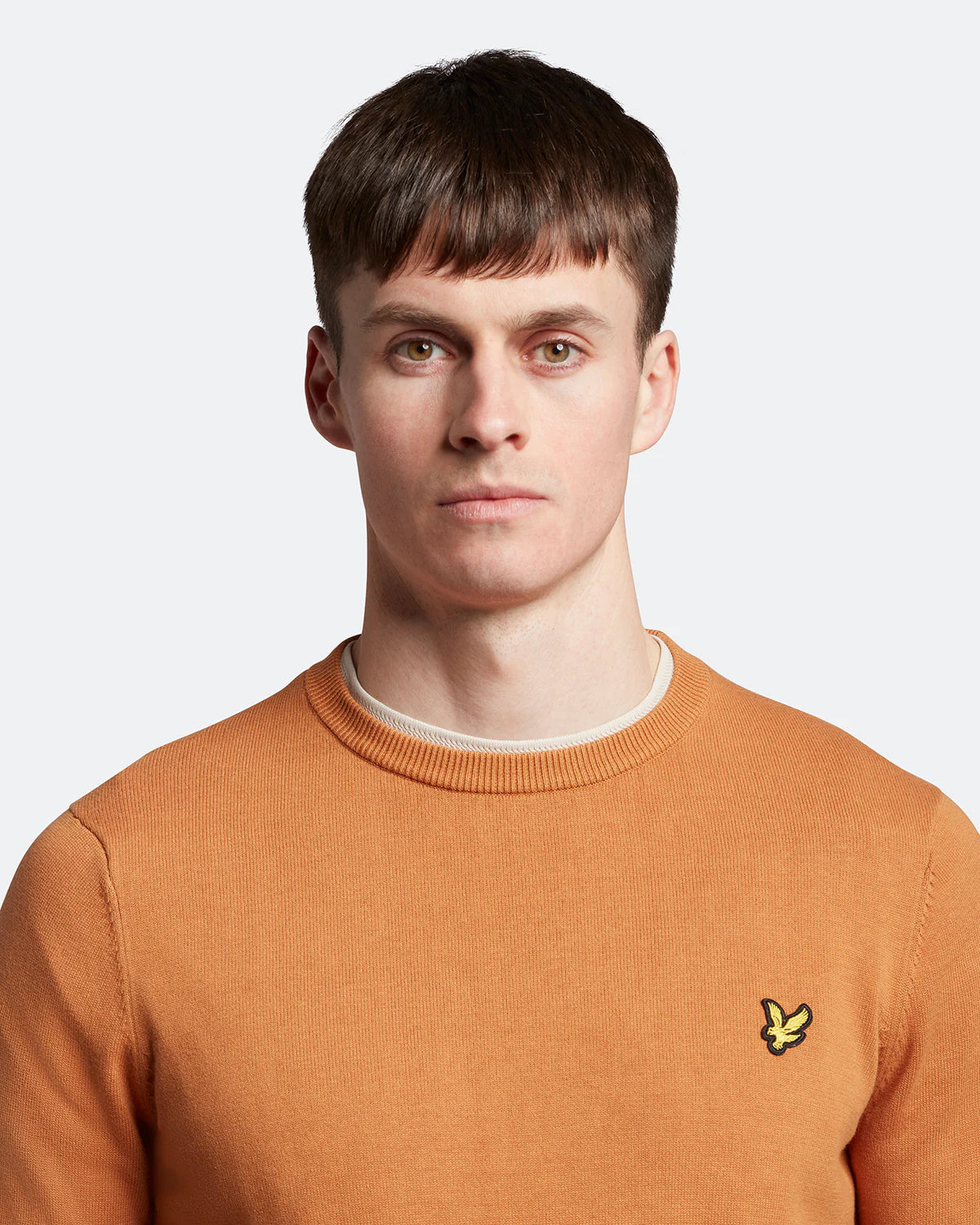 Cotton Crew Neck Jumper Lyle&Scott KN821V - Vella Group