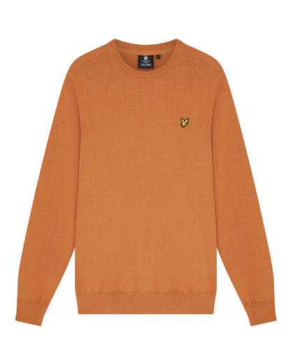 Cotton Crew Neck Jumper Lyle&Scott KN821V - Vella Group