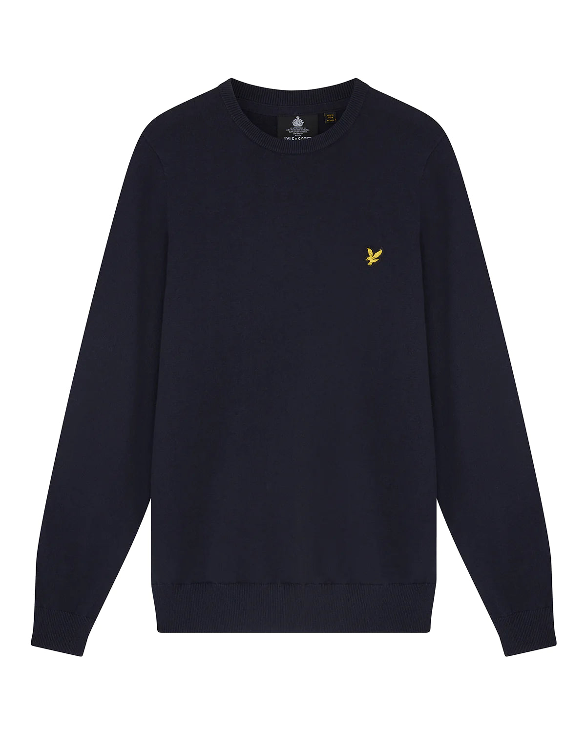 Cotton Crew Neck Jumper Lyle&Scott KN821V - Vella Group